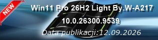 Win11 Pro 26H2 10.0.26300.9539 Light By.W-A217 Data wydania:12.09.2026